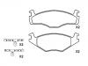 剎車片 Brake Pad Set:191 698 151 B