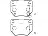 剎車(chē)片 Brake Pad Set:44060-04U86