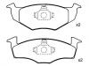 剎車(chē)片 Brake Pad Set:140 698 151 B