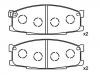 剎車(chē)片 Brake Pad Set:MB259949