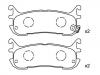 剎車片 Brake Pad Set:NAY5-26-43Z