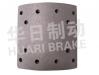 大車鼓式片 Brake Lining:日野后剎襯片