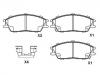 剎車片 Brake Pad Set:58101-24A00